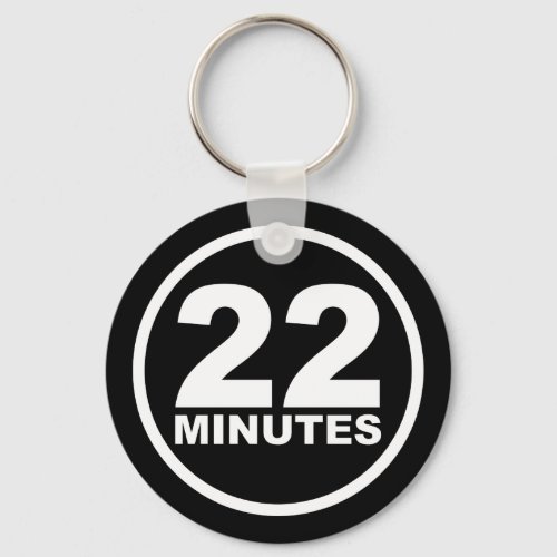 Modern _ 22 Minutes Keychain