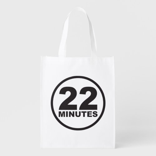 Modern _ 22 Minutes Reusable Grocery Bag