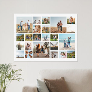 Modern 23 Photo Collage Poster