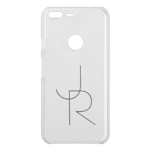 Modern 2 Overlapping Initials Uncommon Google Pixel XL Case