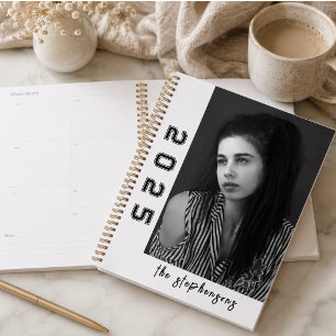 Modern 2 Photo Collage Personalized Planner