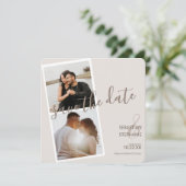 Modern 2 Photo Strip | Engagement  Announcement (Standing Front)