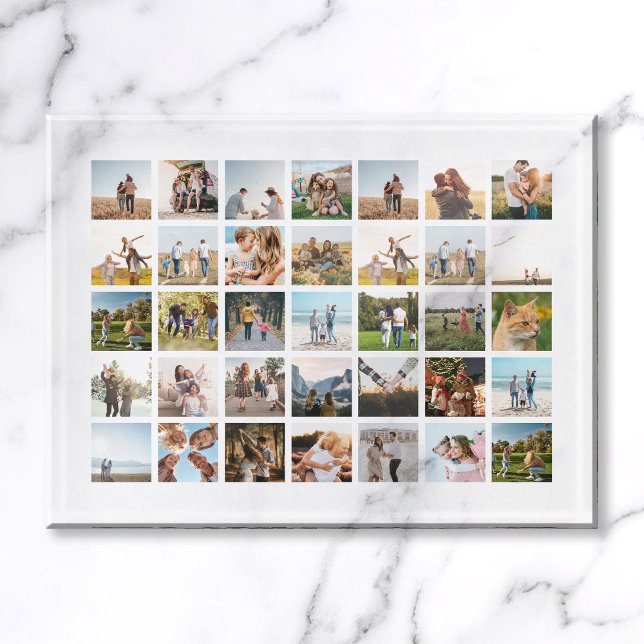 Modern 35 Photo Collage Paperweight (Creator Uploaded)