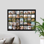 Modern 35 Photo Collage Poster<br><div class="desc">Create your own personalized photo collage poster featuring 35 of your favorite photos.</div>
