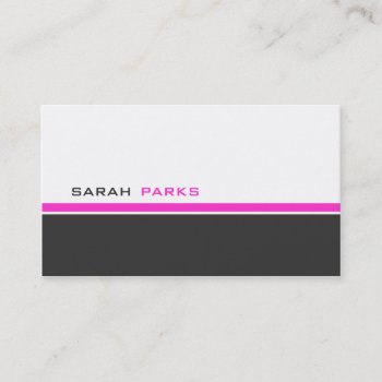 Modern 3 Color E Business Card by pixelholicBC at Zazzle