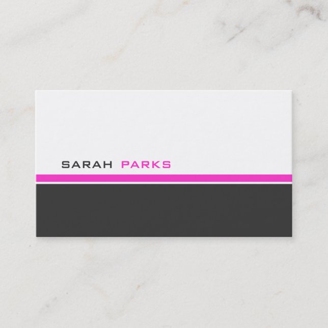 Modern 3 Color E Business Card (Front)