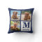 Modern 3 Pet Photo Monogram Dog Lover