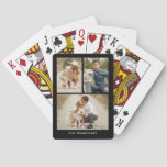 Modern 3 Photo Gallery Playing Cards