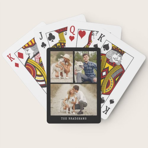 Modern 3 Photo Gallery Playing Cards Modern 3 Photo Gallery Playing Cards