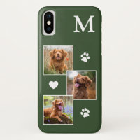 Modern 3 Photo Green Pet Dog