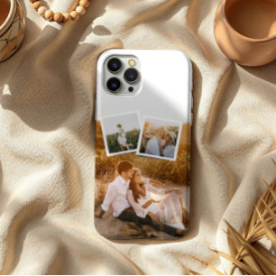 Modern 3 Photo Layout Custom  iPhone 17 Pro Max Case