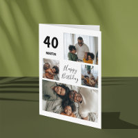 Modern 4 Photo Collage | Birthday