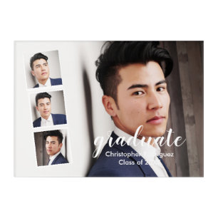 Modern 4 Photo Graduation Acrylic Print