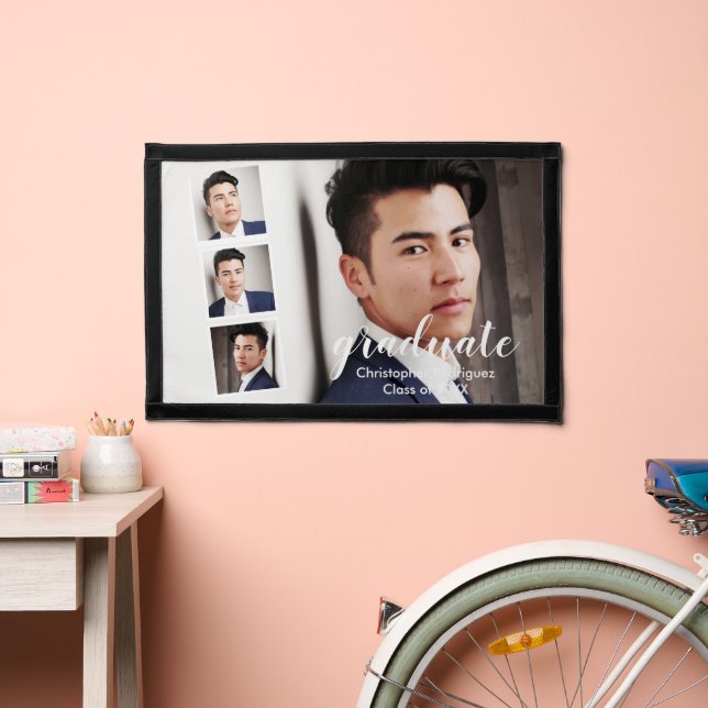 Modern 4 Photo Graduation Pennant (Insitu 2)