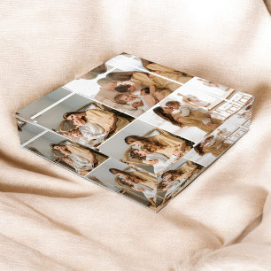 Modern 4 Photo Minimalist Paperweight