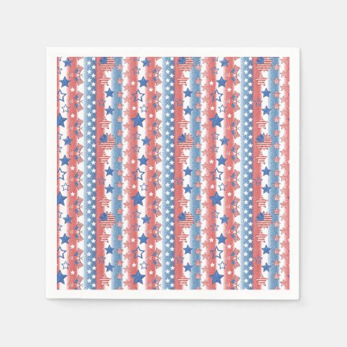 Modern 4th of July Stars & Flag Party Patriotic