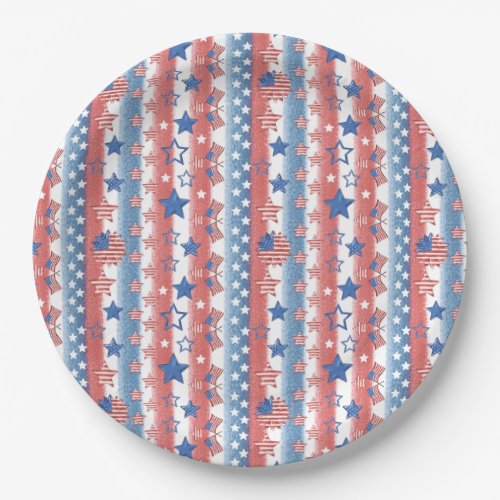 Modern 4th of July Stars & Flag Party Patriotic
