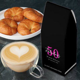 Modern 50th Birthday 50 and Fabulous Party Roasted Coffee