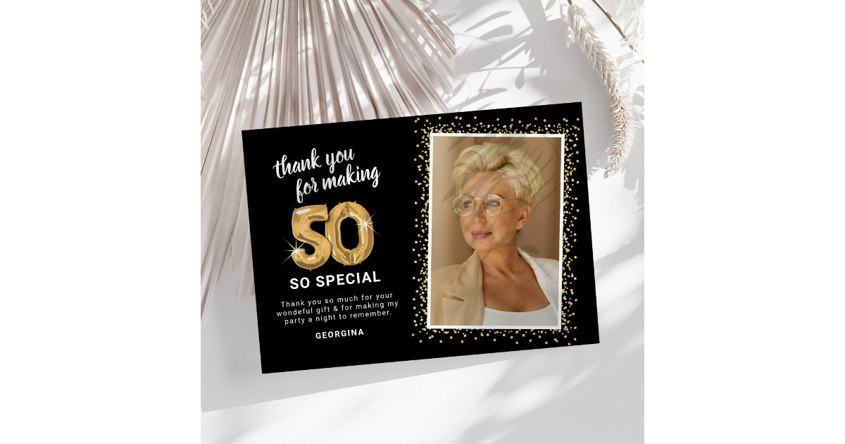 modern-50th-birthday-photo-thank-you-card-zazzle