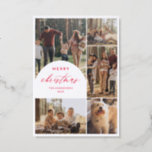 Modern 5 Photo Collage Arch Merry Christmas Letterpress Photo Cards<br><div class="desc">Share the joy of the season with our Modern 5 Photo Collage Arch Merry Christmas Letterpress Photo Cards. Featuring a stunning 5-photo collage with an elegant arch overlay on the top left photo, adorned with the words "Merry Christmas" in letterpress debossed calligraphy. Personalize it with your family name and year...</div>