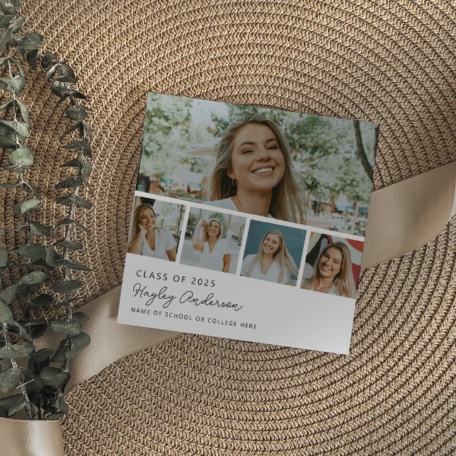 Modern 5 Photo Strip Collage Announcement (Creator Uploaded)