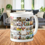 Modern 60 Photo Collage Coffee Mug<br><div class="desc">Create your own personalized photo collage mug featuring 60 of your favorite pictures.</div>