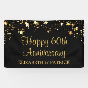 60th Anniversary Decorations, 60th Diamond Wedding Glitter Banners, 60th  Anniversary Bunting Flag an…See more 60th Anniversary Decorations, 60th