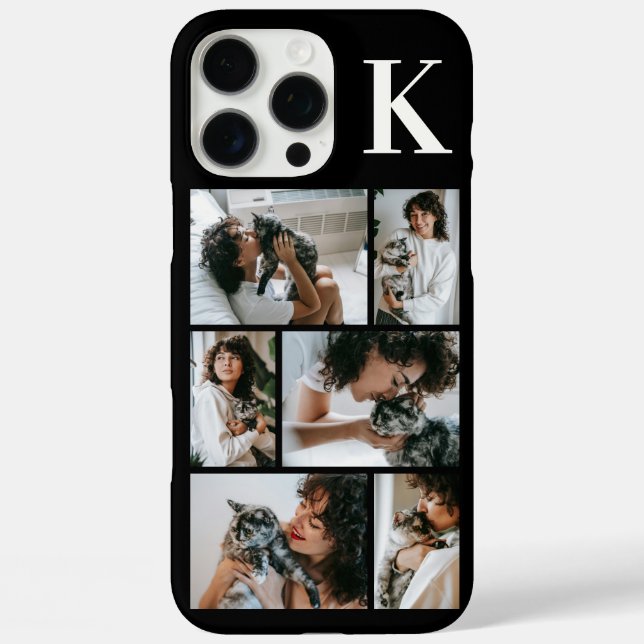 Modern 6 Pet Photo Black Case-Mate iPhone Case (Back)