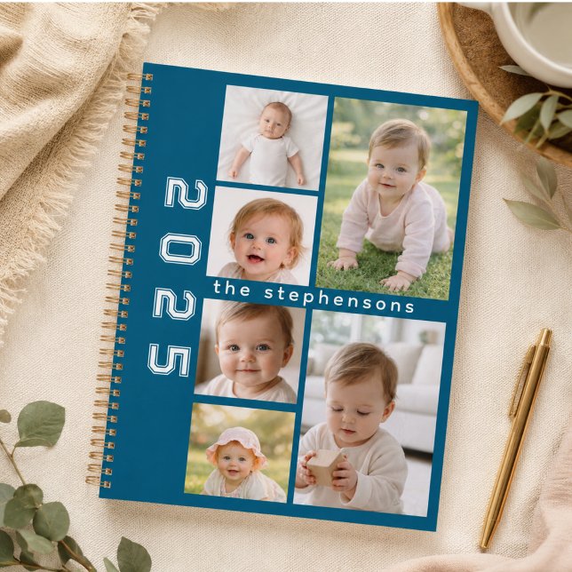 Modern 6 Photo Collage Personalized Planner (Modern 6 Photo Collage Personalized Planner)