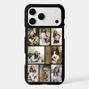 Modern 8 Pet Photo Black iPhone 17 Pro Max Case