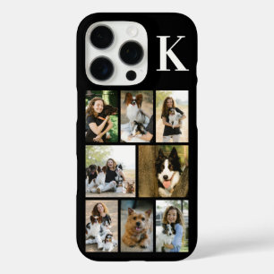 Modern 8 Pet Photo Black iPhone 16 Pro Case