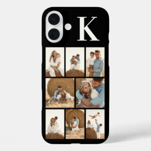 Modern 8 Photo Black iPhone 16 Plus Case