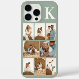 Modern 8 Photo Sage Green iPhone 16 Pro Max Case