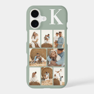 Modern 8 Photo Sage Green iPhone 17 Case