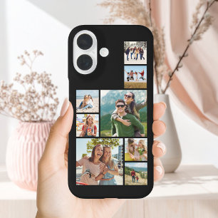 Modern 8 Picture Photo Collage iPhone 16 Case