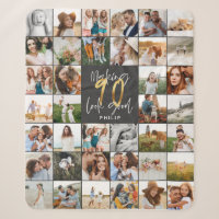 Modern 90th birthday multi photo script gift
