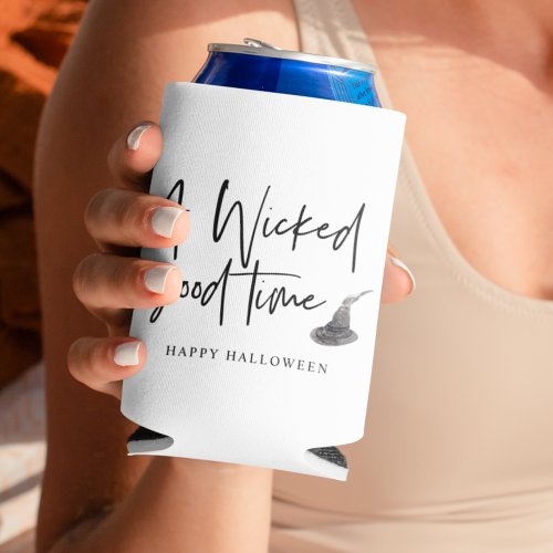 Modern A Wicked Good Time Quote  Happy Halloween  Can Cooler
