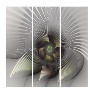 Modern Abstract 3D Shape Fractal Art