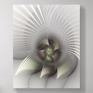 Modern Abstract 3D Shape Fractal Art Acrylic Photo Tile