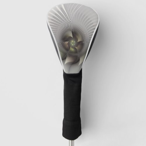 Modern Abstract 3D Shape Fractal Art Golf Head Cover