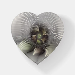 Modern Abstract 3D Shape Fractal Art Paperweight