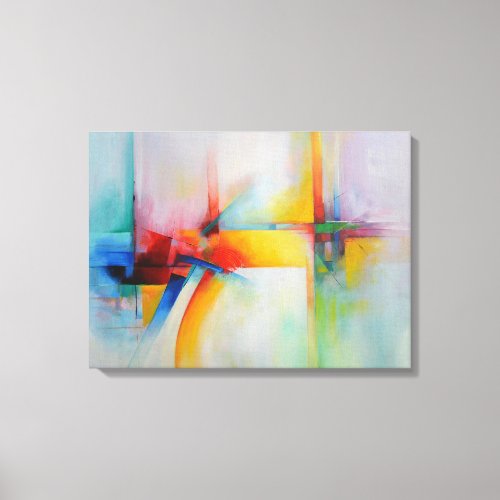 Modern Abstract Acrlylic Painting Canvas Print