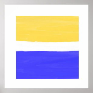 modern abstract acrylic art poster