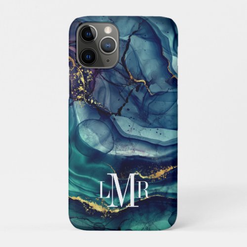 Modern Abstract Alcohol Ink iPhone  iPad case