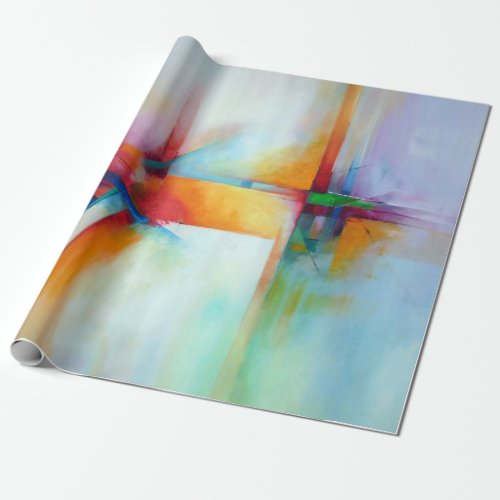 Modern Abstract Art Birthday Christmas Gift Cool Wrapping Paper