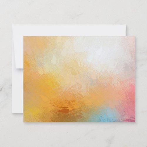 Modern Abstract Art Blank Template Colorful