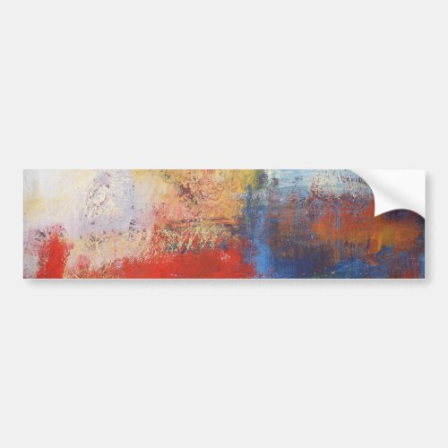 Modern Abstract Art Bumper Sticker