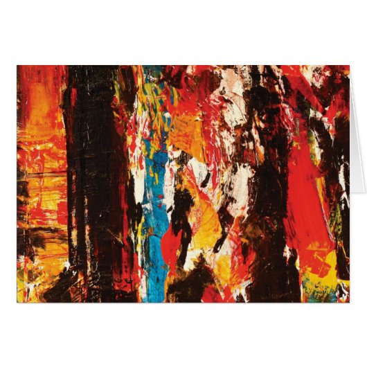 Modern Abstract Art Cards (Front Horizontal)