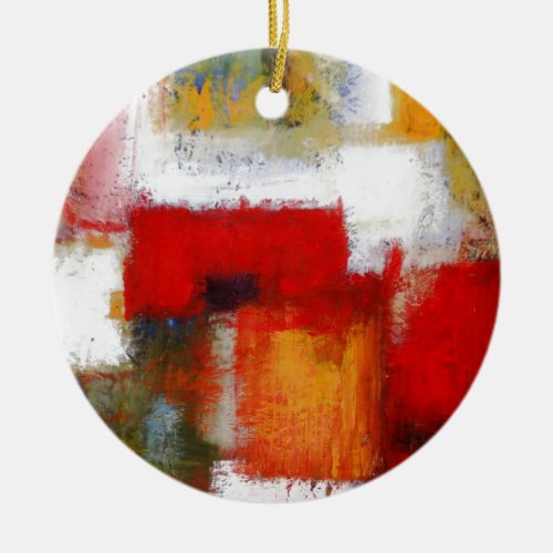 Modern Abstract Art Ceramic Ornament