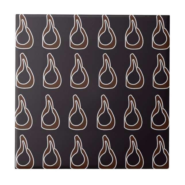 Modern Abstract Art  Ceramic Tile (Front)